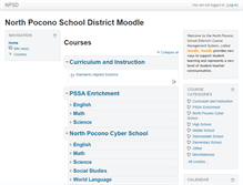 Tablet Screenshot of moodle2.npsd.org